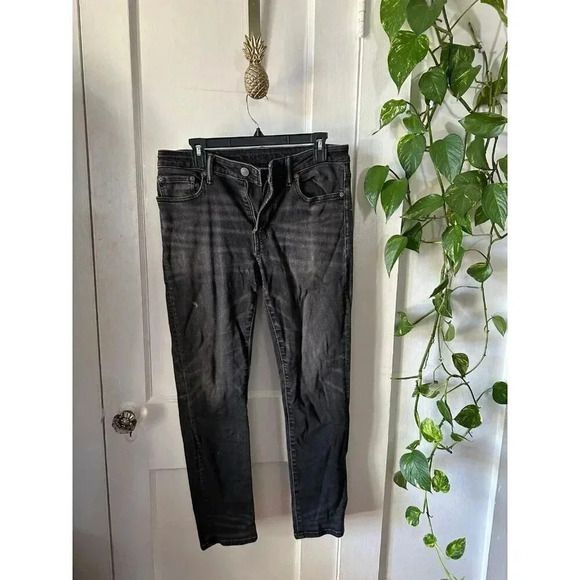American Eagle Men’s size 31 x 30 dark grey jeans - Picture 1 of 10